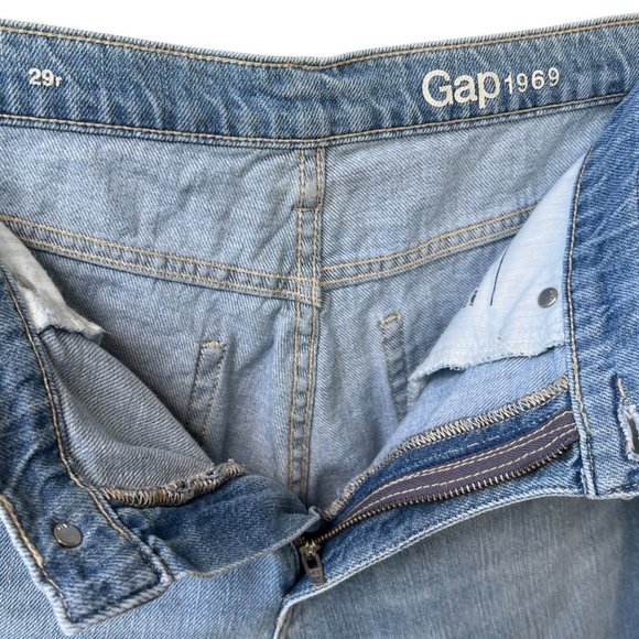 🌸4/$50🌸 NWOT 100% cotton Gap High-Rise Original Slouchy Light Indigo Jeans - Picture 3 of 13